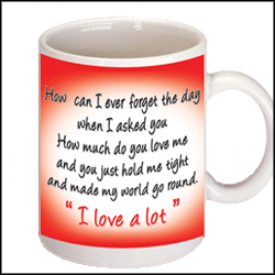 "Customised Mug with Message (Birthday) codeMB02 - Click here to View more details about this Product